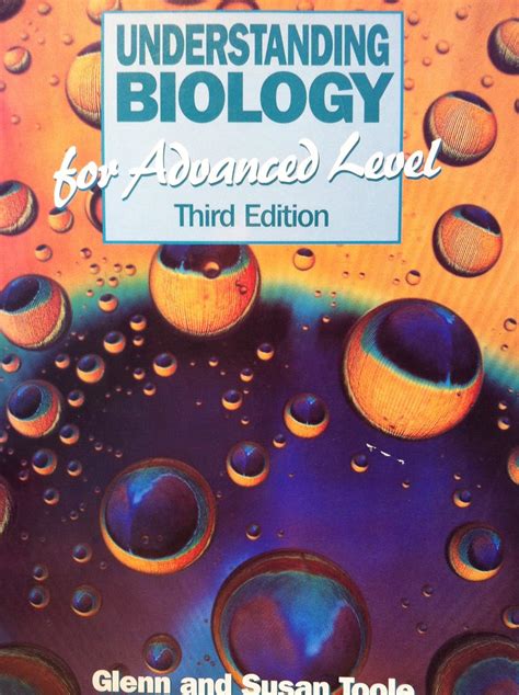 Understanding Biology For Advanced Level A G Toole 9780748717187