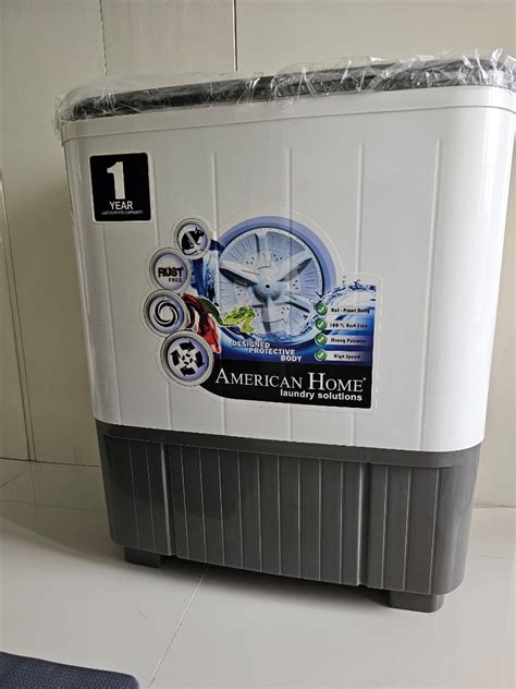 American Home AWT 617 Twin Tub Washing Machine 6 0kg 3 0kg TV Home