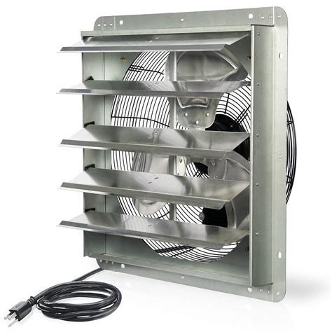 Ventisol Inch Shutter Exhaust Fan Wall Mounted Aluminum Venting Fan