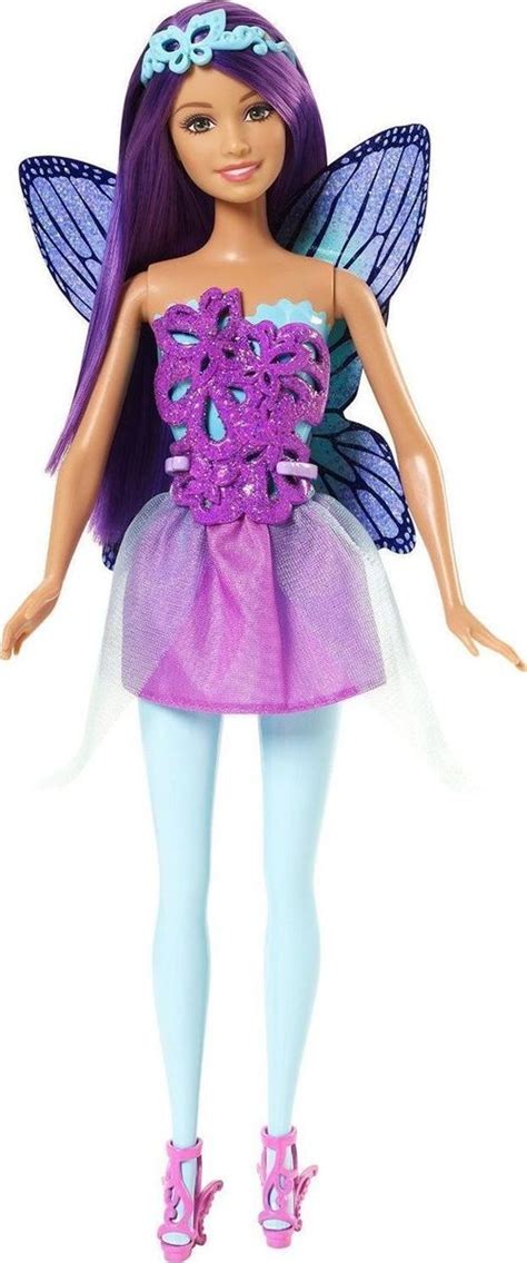 Barbie Fairytale Fairy Teresa Purple Hair Skroutzgr