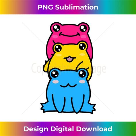 Cute Kawaii Frog Lgbtq The Pansexual Flag Gay Long Sleeve Inspire Uplift