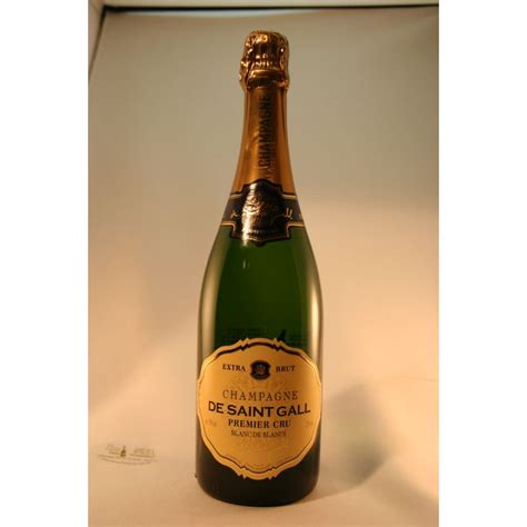 Champagne De Saint Gall Premier Cru Extra Brut Blanc Des Blancs 0 75l