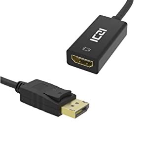 ICZI Adattatore Displayport A HDMI 4K DP Maschio A HDMI Femmina Per 4K