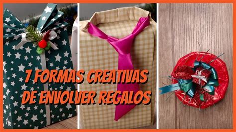 7 Formas Creativas De Envolver Regalos Youtube