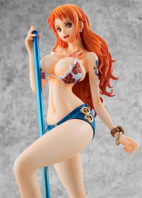 Anime One Piece Nami Bikini Tube Dance Pvc Figura De Acci N Anime Sexy