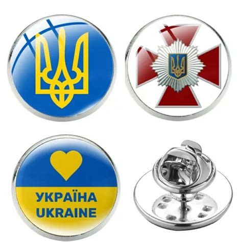 Купить Значок. Брошь на одежду герб Украины. Символ Украины. Герб ...