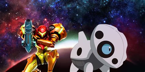 Fan Art Combines Pokemon's Aron With Metroid's Samus Aran