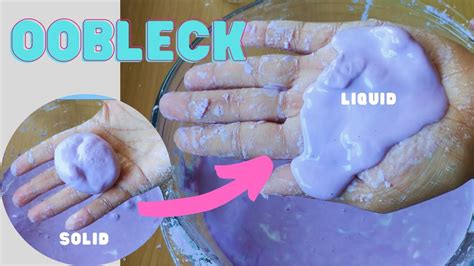 Oobleck For Kids Non Newtonian Fluid How To Make Oobleck Youtube