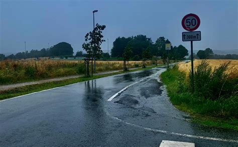 Radweg Meilenstein in Schalksmühle 800 Meter Verbindung geplant