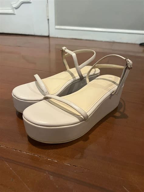 Hue Nude Platform Sandals On Carousell