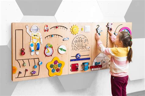 Activity Wall Board Space Theme Sensory Wall Indoor Playground Etsy UK