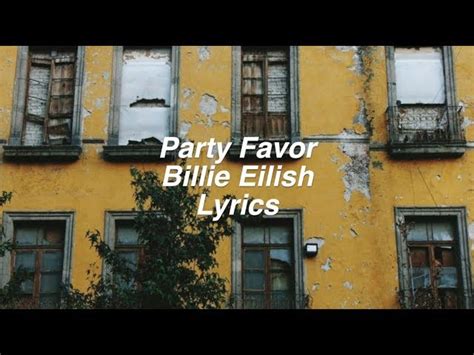 Party Favor Billie Eilish Lyrics Chords Chordify