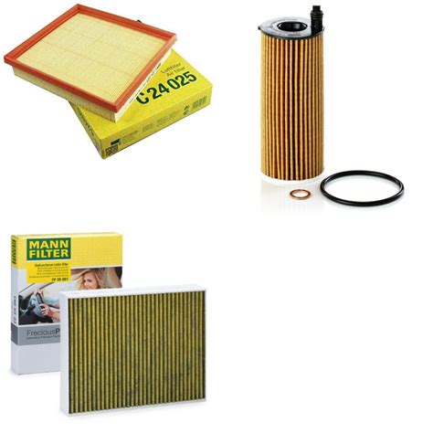 MANN FILTER Air Oil Cabin Filter Service Kit BMW F20 118i 3 Series F30