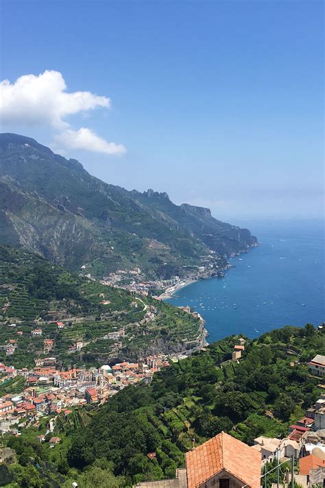 Stunning Amalfi Coast View From Ravello Italy Ravello Italy Amalfi