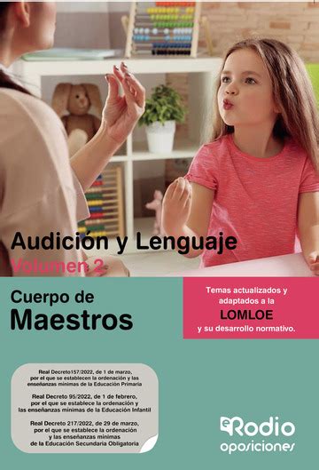 Comprar Cuerpo de Maestros Audición y Lenguaje Volumen 2 LOMLOE de