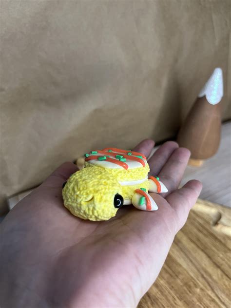 Jumping on the snack cake trend with my turtles : r/crafts