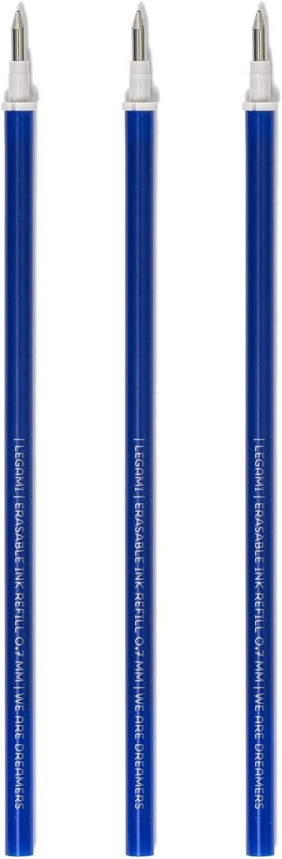 Amazon Legami Refill For Erasable Gel Pen Set Of 3 Height 13