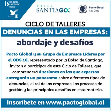 Sesión 1 Ciclo de talleres ODS 16 Denuncias en las empresas abordajes