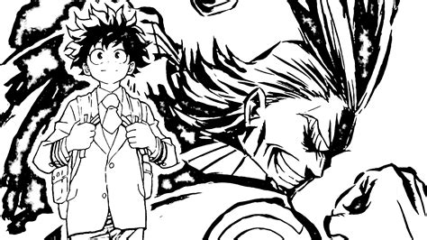 Deku Izuku Midoriya Boku No Hero Academia Para Colorear E Imprimir