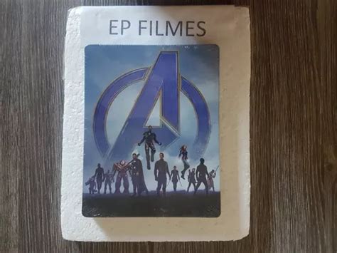 Blu Ray Steelbook Vingadores Ultimato Triplo 3d 2d Extras