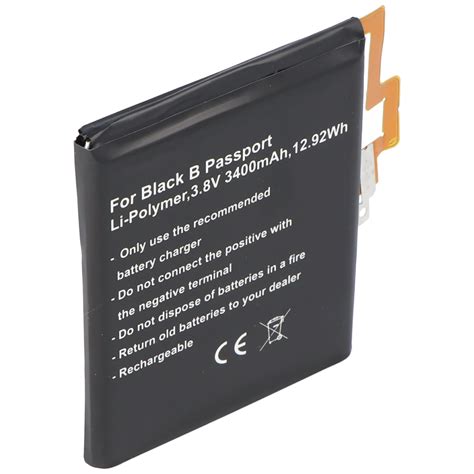 Batterie Pour Blackberry Passport Li Polymer 38v 3400mah 129wh