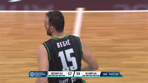 Mirza Begić vrhunci tekme proti Besiktasu YouTube