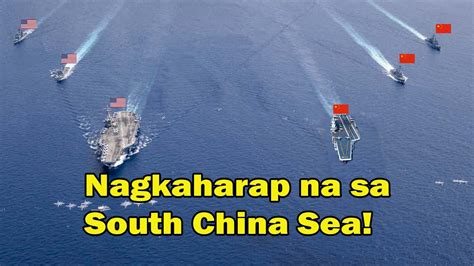 Mga Aircraft Carriers Ng Us Navy At Chinese Navy Nagkaharap Umano Sa