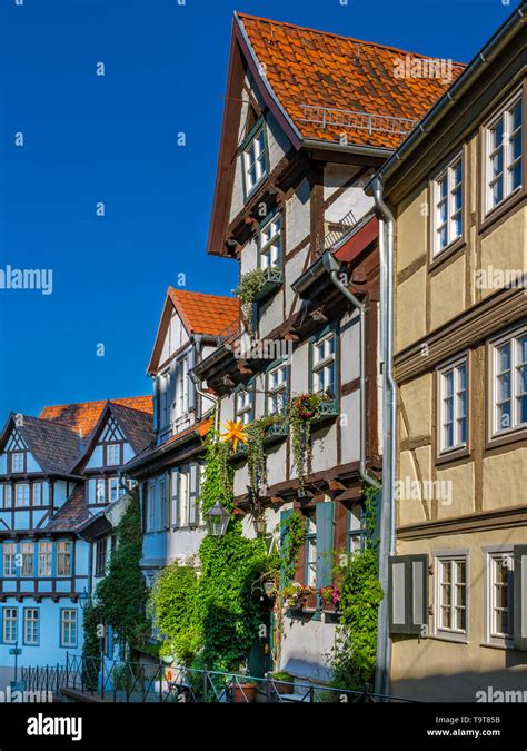 Historische Fachwerkhäuser in der Altstadt von Quedlinburg UNESCO