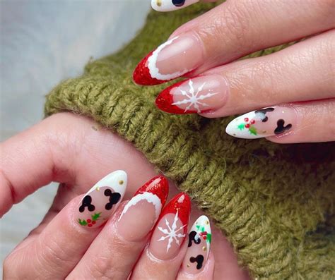 10 Best Disney Christmas Nail Ideas Youll Love That Disney Fam