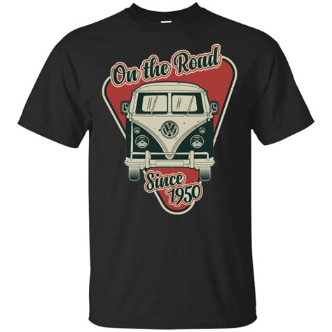 Vw Bus On The Road Since Split Window Volkswagen T Shirt