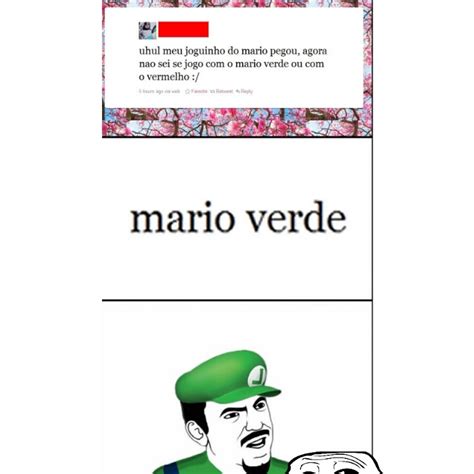 Mario Verde Meme Subido Por SoraXx Memedroid