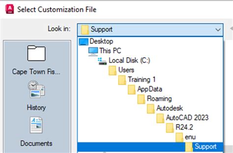 Autocad Restore Ribbon By Reloading Customization File