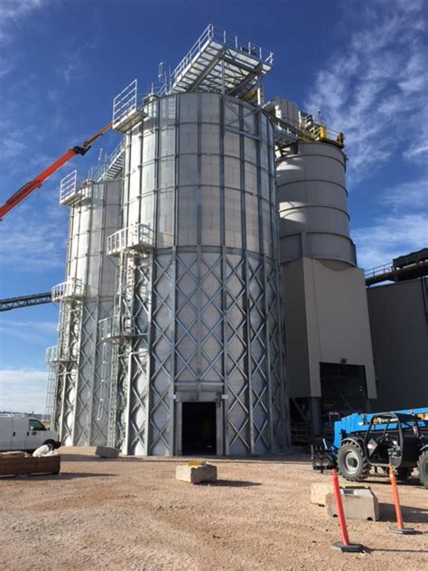 Custom Aggregate Storage Bin Scafco Grain Systems