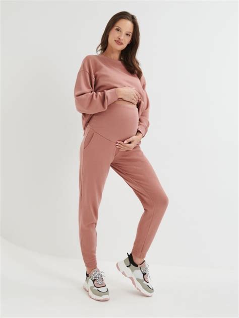 Jogger Donji Deo Trenerke MAMA Boja Prljavo Roze SINSAY 1441O 39X