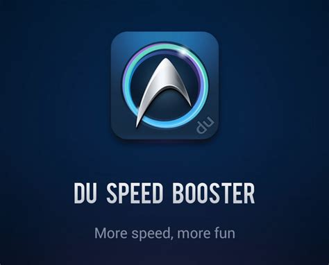 DU Speed Booster App for Android [Review]