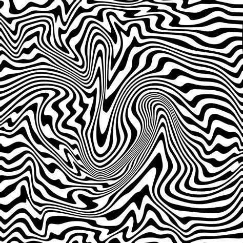 Black And White Abstract Liquify Lines Background Liquid Acrylic