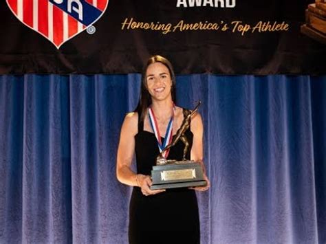 Caitlin Clark Wins Rd Aau James E Sullivan Award Youtube