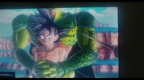 Dragonball Xenoverse Cell Absorption Grab On Goku Gt Scratched