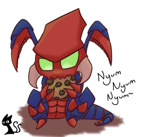 Cho'gath with a Cookie by CaiteSith on DeviantArt