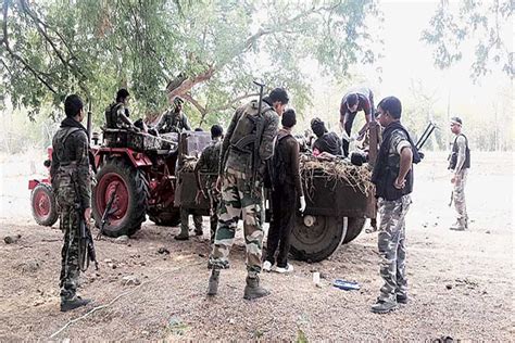 Chhattisgarh Two Persons Injured As Naxals Blow Up Vehicle With Ied