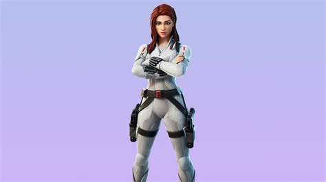 #8.1864, Fortnite, Black Widow, Snow Suit, Skin, Outfit, 4K Wallpaper ...