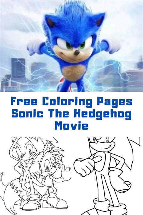 Sonic The Hedgehog Coloring Pages And Activities Free Printables