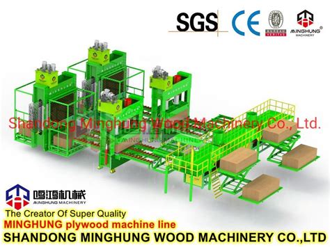 Wood Veneer Press Machine Hot Press Machine For Woodworking Plywood Machine Shandong Minghung