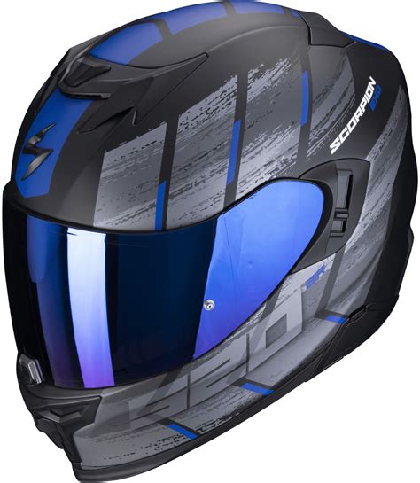 SCORPION EXO 520 Evo Air Maha Mat Zwart Blauw Integraalhelm Rad Eu Nl