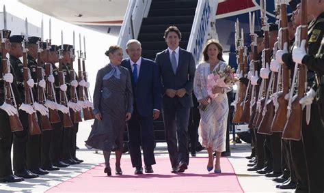 Biden López Obrador Trudeau Meet In Mexico City For Summit