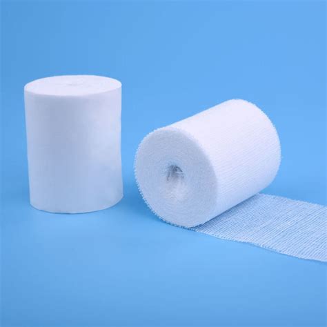 Triangular Hydrophilic Absorbent Gauze Bandage Roll Cotton