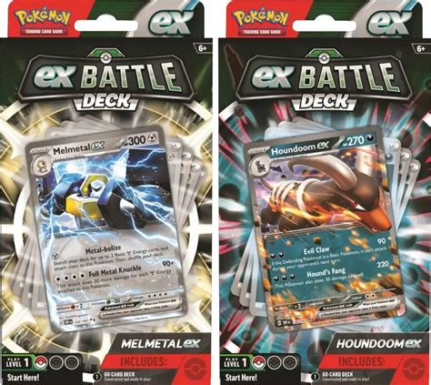 Ex Battle Decks De Melmetal Ex Y Houndoom Ex Cartaspoke