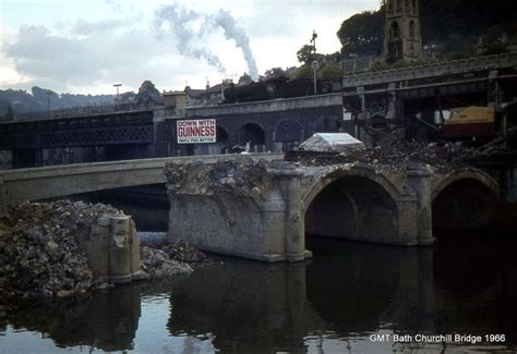 Demolition of the Old Bridge, mid 1960s | Old photos, Places of ...