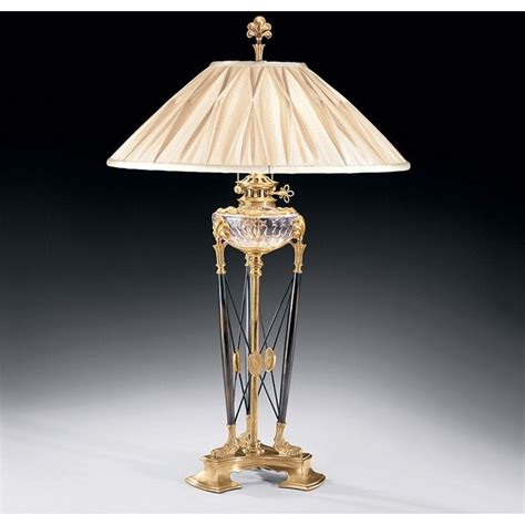 Decorative Crafts Brass And Crystal Table Lamp 5574 Crystal Table