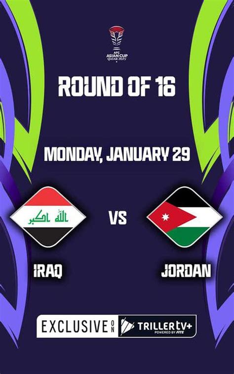 AFC Asian Cup Qatar 2023: Iraq vs Jordan - Official Replay - TrillerTV